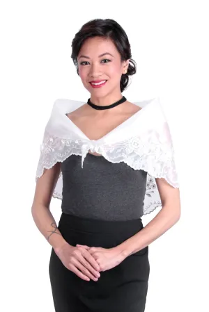 WA01 - Classic Alampay White - Filipiniana