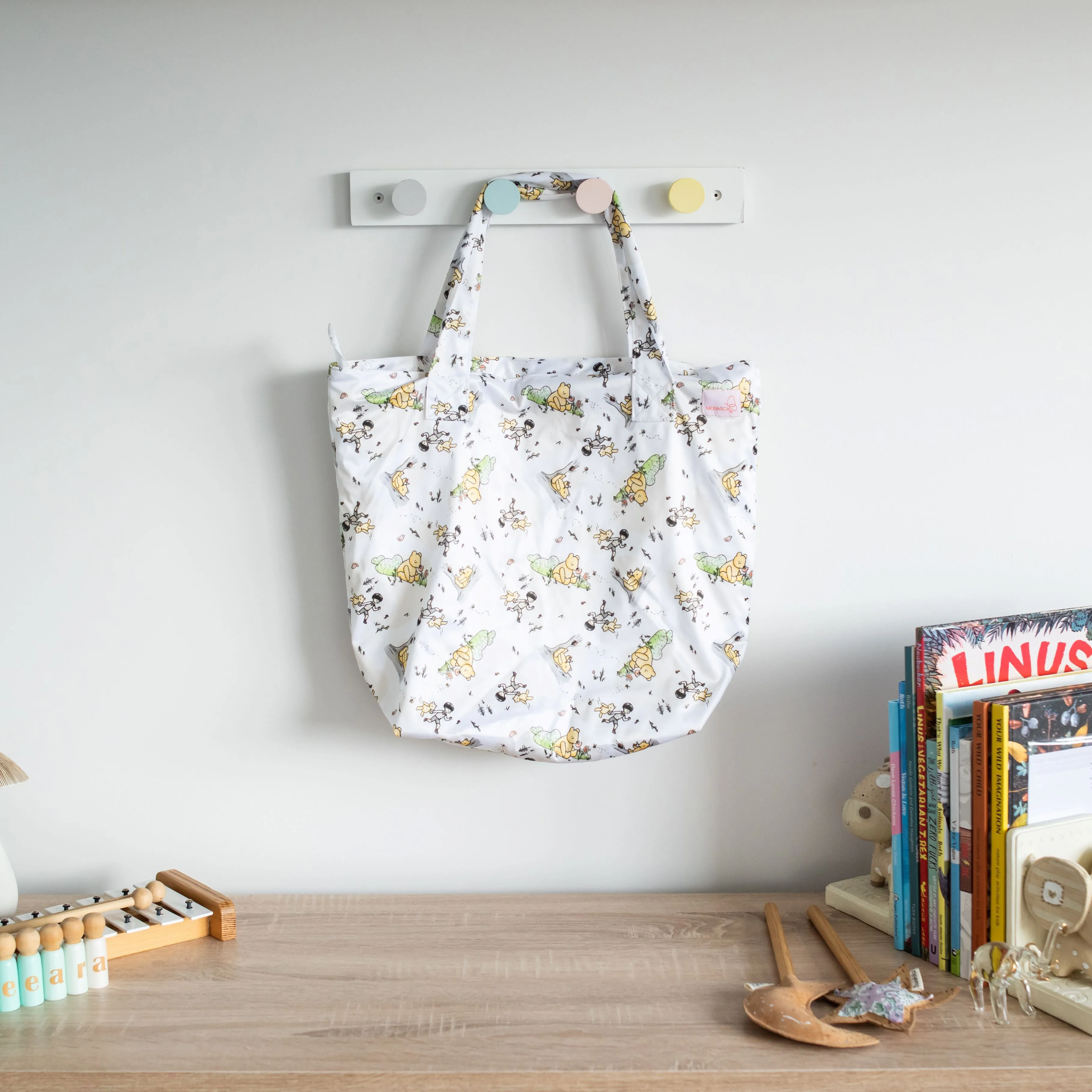 Waterproof Zippered Tote | Classic Pooh