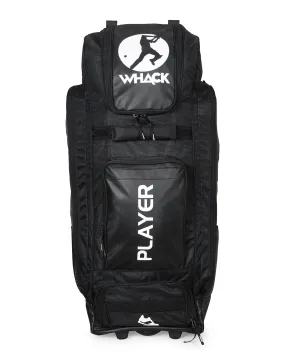 WHACK Players Cricket Kit Bag - Wheelie Duffle - Large - Senior