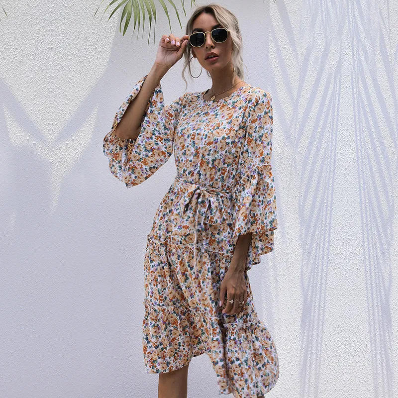 Wholesome Floral Boho Maxi Dress