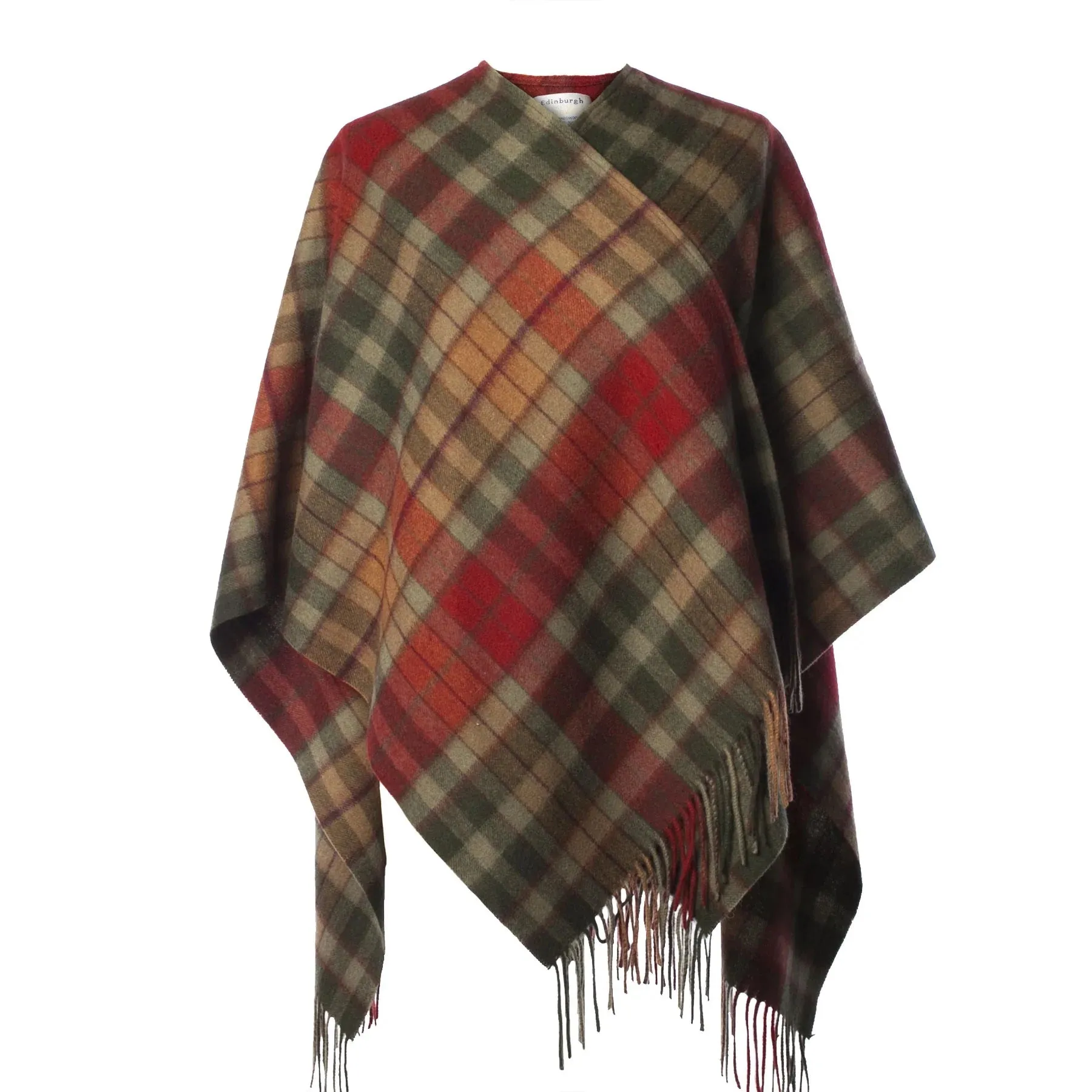 Women's Tartan Lambswool Mini Cape