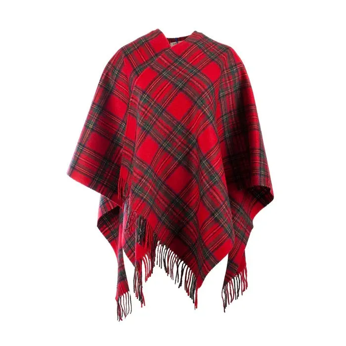 Women's Tartan Lambswool Mini Cape