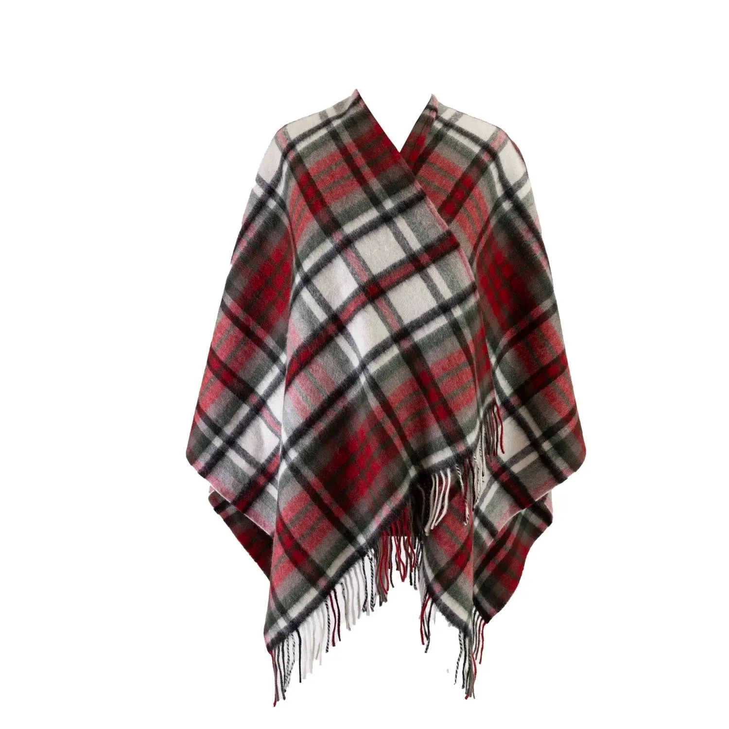 Women's Tartan Lambswool Mini Cape