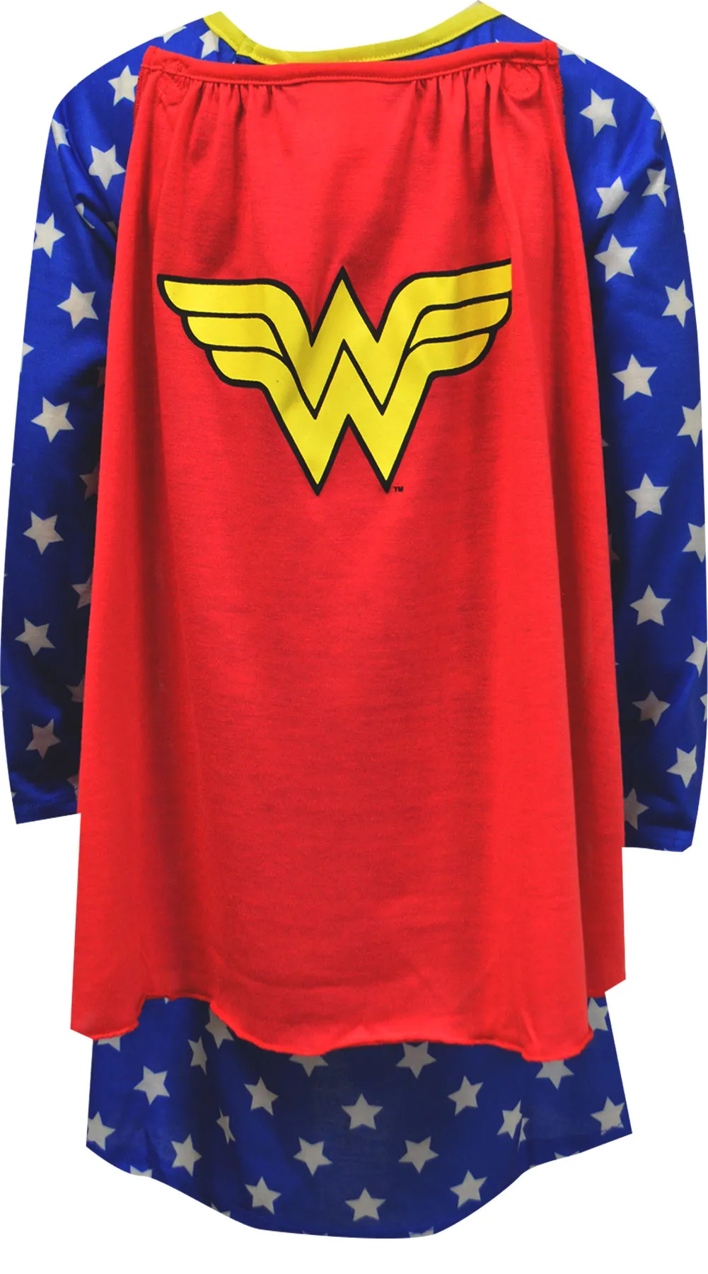 Wonder Woman Girls Classic Nightgown with Cape