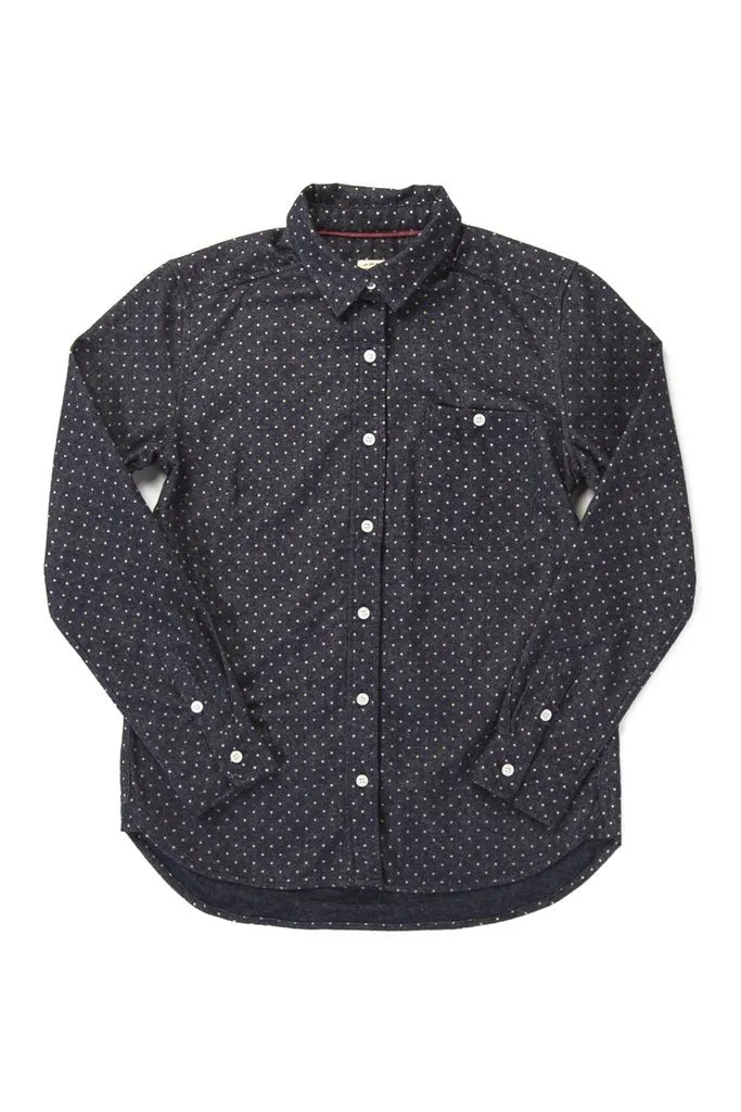 Woodrow Navy Polkadot