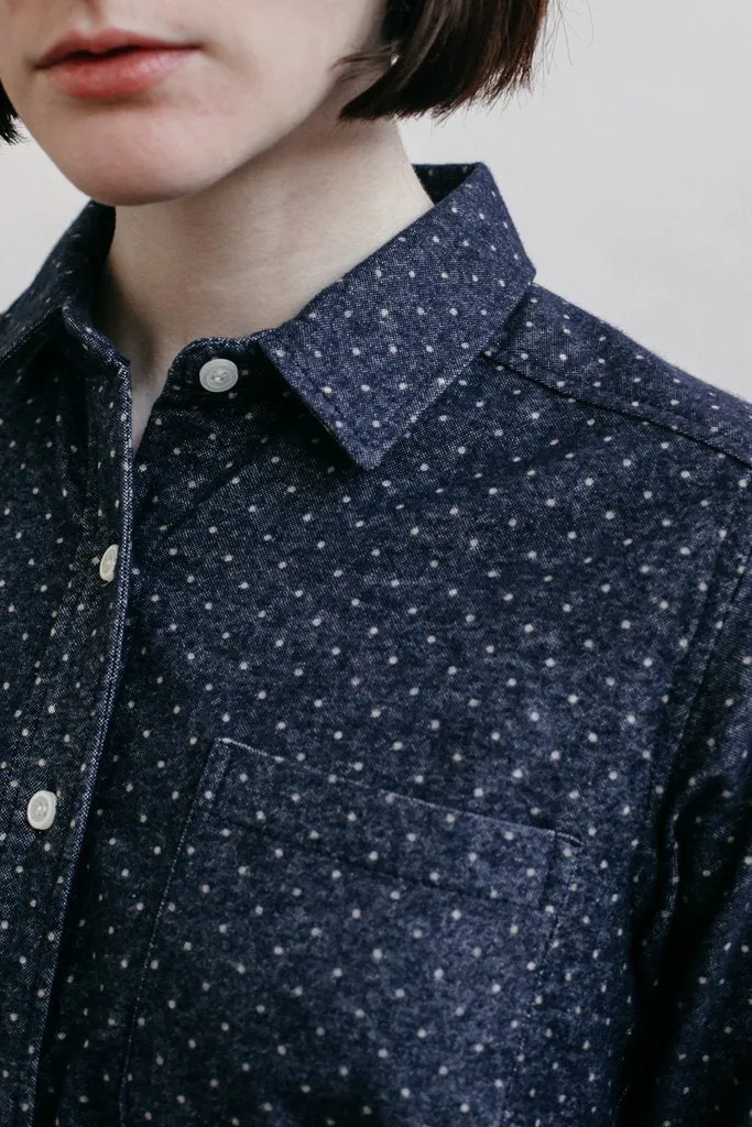 Woodrow Navy Polkadot