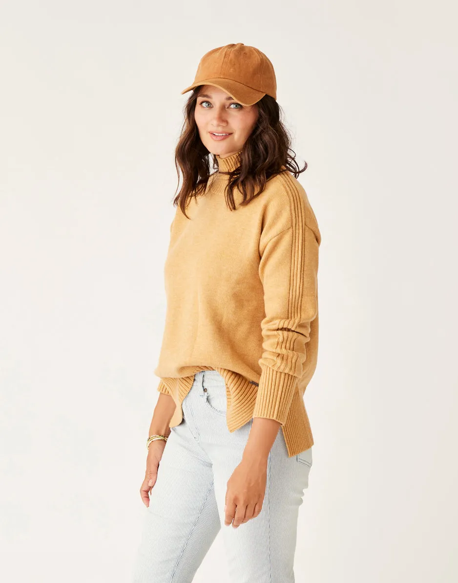 Woodward Sweater: Camel Heather