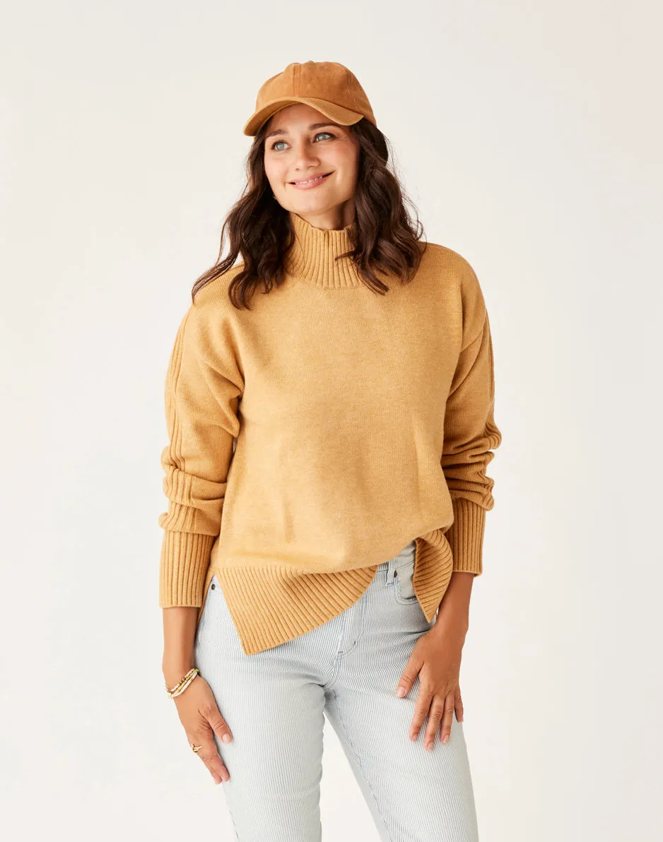 Woodward Sweater: Camel Heather