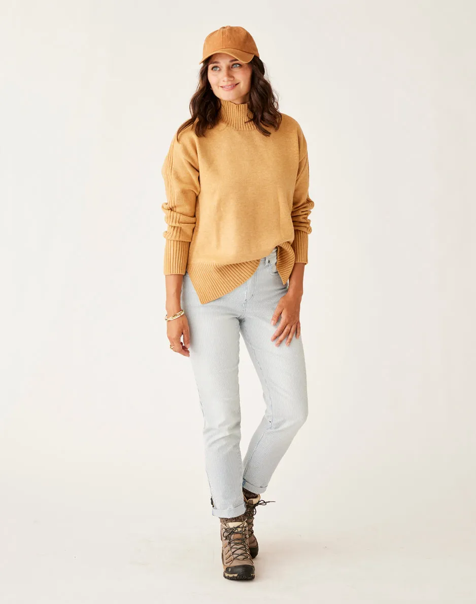 Woodward Sweater: Camel Heather