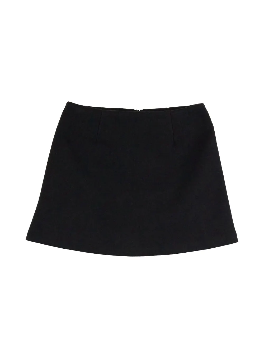 Wool-Blend Mini Skirt ON408