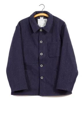 WORK JACKET | Wool | Blue