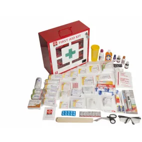 Workplace First Aid Kit Large - Plastic Box Wall Mounted - 69 Components - SJF P1 - St Johns First Aid Kit