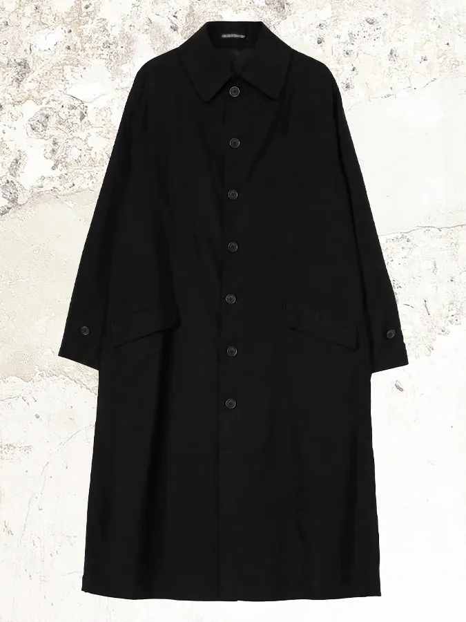 Yohji Yamamoto wide twill coat